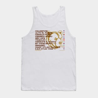 CEASEFIRE: Say ¿Qué? Top Spoken (Rhode Island) Tank Top